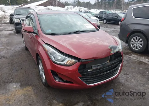 2016 Hyundai Elantra Value Edition из США, поврежденный, VIN 5NPDH4AE5GH733458